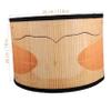 BUTIFULSIC Bohemian Printed Bamboo Lampshade Decorative Hanging Light Cover for Ceiling and Pendant Lights Durable and Eye-friendly Diffuse Lighting Unique Natural Design view 2
