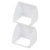 KONTONTY 2pcs Doorbell Rain Cover Abs Material Easy Install Door Bell Protectors for Outdoor view 1