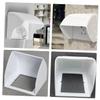 KONTONTY 2pcs Doorbell Rain Cover Abs Material Easy Install Door Bell Protectors for Outdoor view 4
