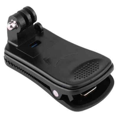 ABS Backpack Mount Clip 360 Rotation Mini Action Camera Clamp Mount for Go-pro Hero 5 4 Session