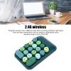 SUNGOOYUE Number Keypad, 2.4ghz Retro Color 18 Keys Numeric Keypad USB Receiver for Laptop (Dark Green Color) view 4