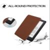 Case for All-New Kindle Paperwhite/Kindle Colorsoft 7 Inch 2024,WUNIAK Design for Kindle Paperwhite 12 Generation,Hard PC and Premium PU Lightweight Slim,Brown view 2