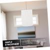 TOYANDONA 1pc Simple Linen Lampshade Light Cover for Home Decor for Bedroom Living Room and Study Lighting Accessory view 3