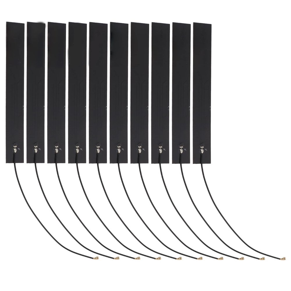 GRCFUMO 10Pcs Antenna, Stable Transmission Wide Range IPEX Interface Antenna, Strong Ability Internal Antenna for Data Transmission Equipment, Smart Home, Smart Wear