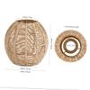 TOYANDONA 2pcs Bamboo Lampshade Boho Home Decor Hanging Lamp for Living Room Dining Room Hotel view 2