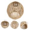TOYANDONA 2pcs Bamboo Lampshade Boho Home Decor Hanging Lamp for Living Room Dining Room Hotel view 4