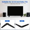 TOYANDONA Universal Tv Stand Base for 32-55 Inch Tvs 2 Pcs Tabletop Mount Legs with Screws Compatible with TCL Tv Models Easy Installation Tv Holder Brackets view 3