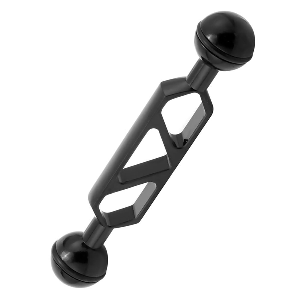 152mm Length Aluminium 2.5cm/ 1inch Alloy Ball Head Extension Arm Mount Replacement Parts for Action Video Camera