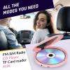 KLIM Discman Portable CD Player with a Built-in Battery - Compatible w/SD Card, CD, CD-R, CD-RW, MP3, WMA - 5 EQ Effects + CD Player Case, Waterproof Portable CD Player Carrying Case view 3