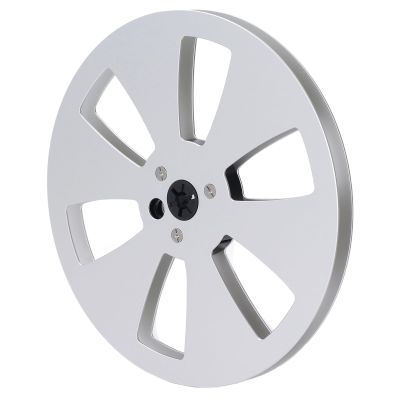 Sound Tape Empty Reel, 1/4in, 7in, Aluminum NAB Flange, Classical Design, Air Bending Universal Tape Reel with Excellent Strength (Silver)