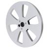 Sound Tape Empty Reel, 1/4in, 7in, Aluminum NAB Flange, Classical Design, Air Bending Universal Tape Reel with Excellent Strength (Silver) view 1