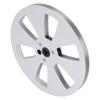 Sound Tape Empty Reel, 1/4in, 7in, Aluminum NAB Flange, Classical Design, Air Bending Universal Tape Reel with Excellent Strength (Silver) view 4