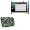BoxWave Case Compatible with Odroid 7U7A Plus HDMI Display (7 in) - Camouflage Suit with Pocket, Neoprene Camo Suit Zipper Pocket for Storage view 1