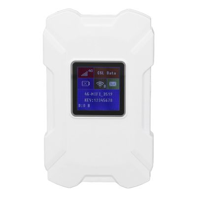4G LTE WLAN Mobile Hotspot, Portable WLAN Router Hotspot Devices for Travel, Unlocked 4G Modem Router with SIM Card Slot, Connects Up to 32 Devices (White)