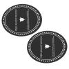 Silicone Reel Adjustment Disc, High Temperature Nab HUB Adapter Spacer, 82mm Diameter, Lightweight Replacement for ReeltoReel Tape Recorders (1.2mm) view 1