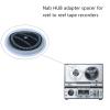 Silicone Reel Adjustment Disc, High Temperature Nab HUB Adapter Spacer, 82mm Diameter, Lightweight Replacement for ReeltoReel Tape Recorders (1.2mm) view 3