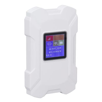 4G LTE WLAN Mobile Hotspot, Unlocked 4G Modem Router with SIM Card Slot, Portable WLAN Router Hotspot Devices for Travel, Connects Up to 32 Devices (White)