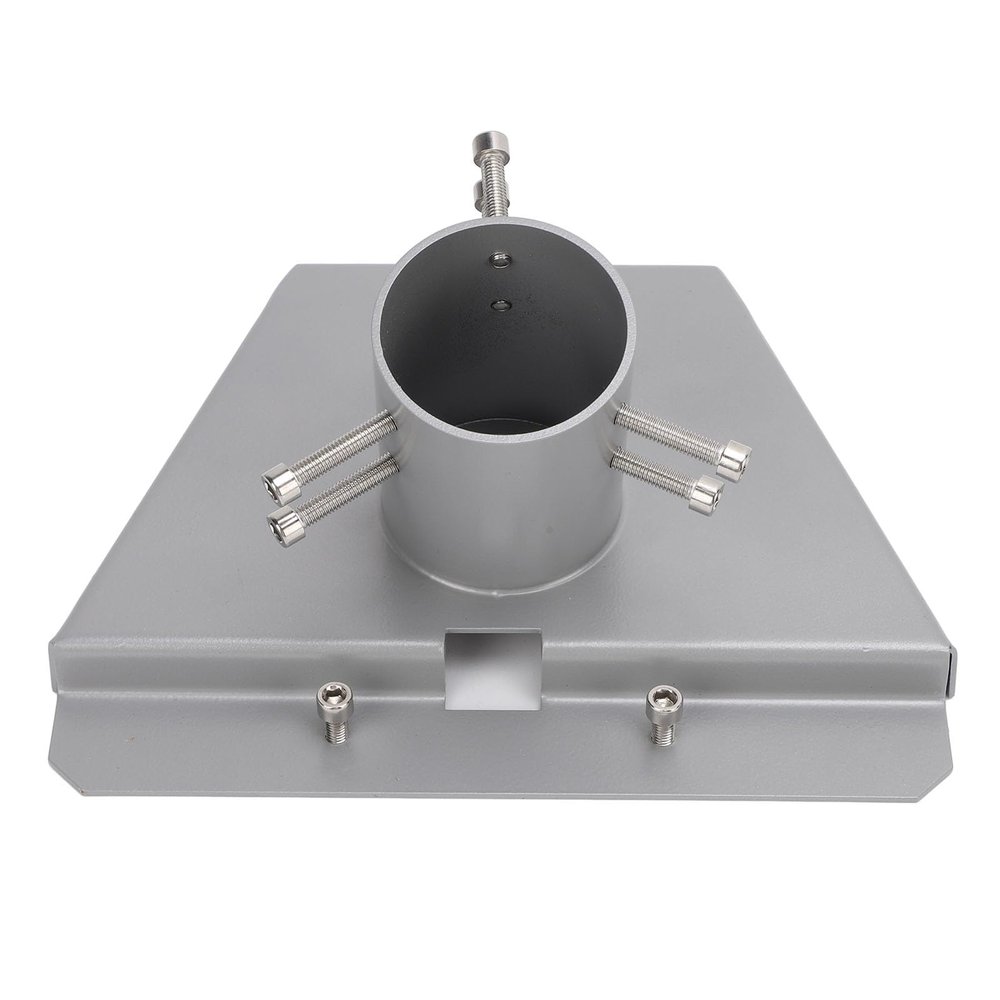 Satellite Dish Pipe Adapter, Heavy Duty Stainless Steel Satellite Antennae Pole Mount for Gen3 V3 Standard Dish, Roof Mount Plate with 360 Degree Rotation and 20 Tilt, 500lbs Load