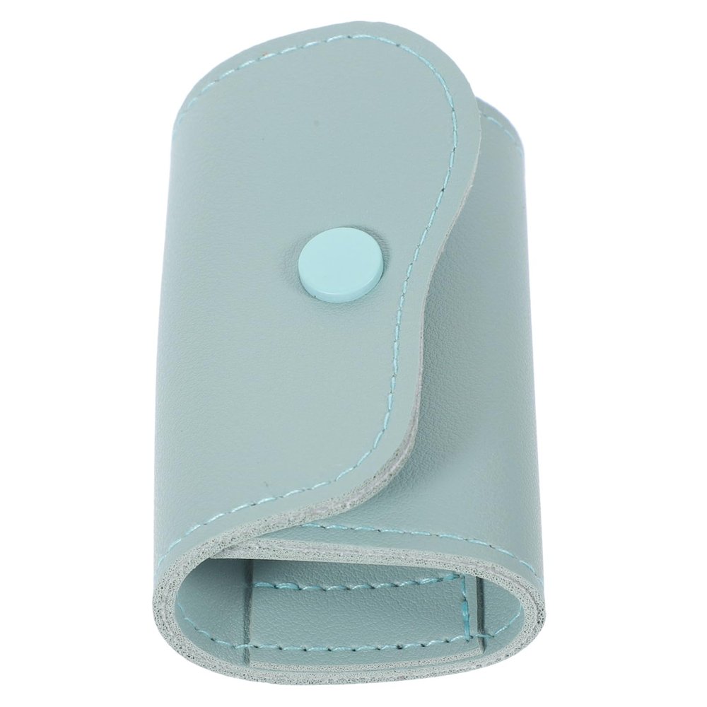 Nail Drill Bits Storage Bag, 16 Holes Artificial Leather Organizer