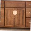 PLAFOPE 1pair Wooden Drawer Pull Handle Nordic Style Cabinet Hardware for Kitchen and Wardrobe Elegant Treasure Plate Design for Home Furniture Replacement view 2