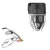 BoxWave Adapter Compatible with Flextail Max Pump 3 - Micro SD Card miniReader, USB Type-C OTG Reader USB3.0 Adapter Keychain - Metallic Silver view 1
