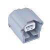 1 Set 2 Pin Car Auto Connector Female 0.6 Car Wiring p/Lug Harness Connector 7283-9392-40 view 3