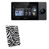BoxWave Case Compatible with Anjielo Smart Tuya Smart Home 8-inch - Zebra Plush SlipSuit, Animal Print Padded Soft Sleeve view 1