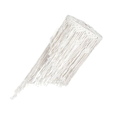 CIYODO Cotton Material Woven Lampshade Easy to Use Decorative Hanging Lamp for Bedroom