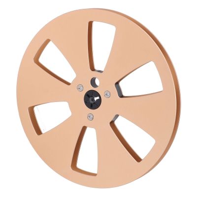 1/4 7 Inch Sound Tape Empty Reel for TEAC Tape Recorder Opening Machine Parts for Open Reel Sound Deck, Aluminum Metal Recording Takeup Reel Replacement (Round)
