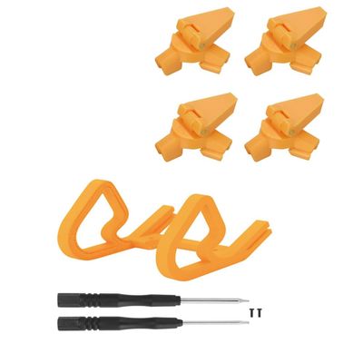 ForCrash Bumper for DJI Neo Gimbal Bumper Crash Bar Palm Drone NEO Folding Booster Stand with. Size is [3.54 * 1.97 * 1.57] inches. 1 Set of Bumper + 1 Set of Booster Stand. (Orange)