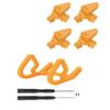 ForCrash Bumper for DJI Neo Gimbal Bumper Crash Bar Palm Drone NEO Folding Booster Stand with. Size is [3.54 * 1.97 * 1.57] inches. 1 Set of Bumper + 1 Set of Booster Stand. (Orange) view 1