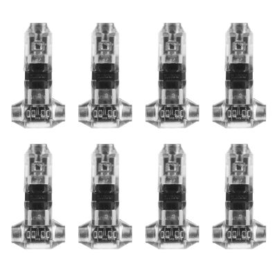 FUNOMOCYA 8pcs Solderless Pin Low Voltage Wire Connectors No Wire Stripping Required Easy Installation Safe Efficient Electrical Connections