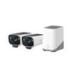 eufy Security eufyCam S3 Pro 2-Cam Kit, Solar Camera Outdoor Wireless, MaxColor Night Vision, 4K Security Camera with Solar Panel, Face Recognition AI, Local Storage, No Monthly Fee (Renewed) view 1
