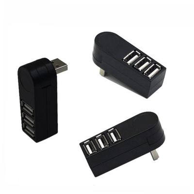 CIYODO USB Splitter Car Hub 3 Port USB 2.0 Data Hub Rotatable for Laptop No Driver Needed