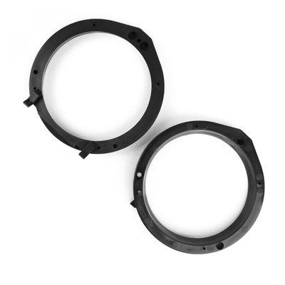 Edinstry 2Pcs Car 6.5 Black Plastic Car Speaker Spacer Adapter Mount Bracket Ring Fit for Ho-nda 2006-2011