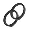 Edinstry 2Pcs Car 6.5 Black Plastic Car Speaker Spacer Adapter Mount Bracket Ring Fit for Ho-nda 2006-2011 view 2