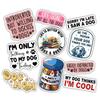 10pcs Cute Dog Stickers Pack  Durable Vinyl Pet Decals for Car, Laptop, Water Bottles, Tumblers, Notebooks  Decorative Dog Lover Accessories and Gifts for Moms, Owners, and Pet Lovers  Waterproof view 1