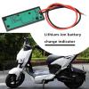 OTOTEC 4PCS Li-ion Battery Capacity Voltage Meter Tester 1S 3.7V 15mA Line Length 14.5cm 40x15x2.7mm Lithium Battery Capacity Indicator Module view 2