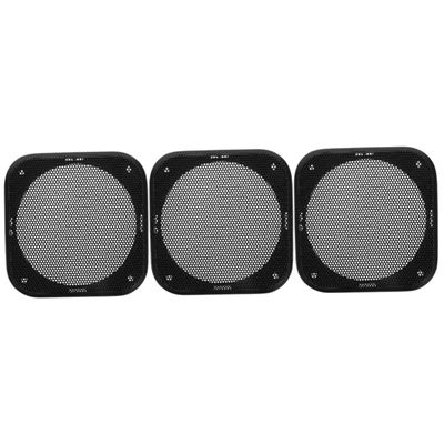 CHILDWEET 3pcs Speaker Grille Cover for Car Audio Subwoofer Speaker Protector Easy Installation Stylish Mesh Design Fits Car Models