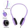 Anrgterg 30 Pack Kids Headphones Bulk for School, Multi Color Wired Kids Classroom Headphones Adjustable with 3.5 mm Jack for School Library Students Children Teens and Adult view 3