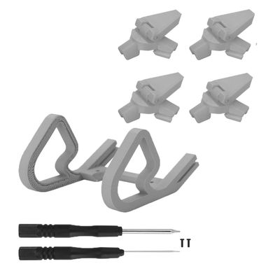 ForCrash Bumper for DJI Neo Gimbal Bumper Crash Bar Palm Drone NEO Folding Booster Stand with. Size is [3.54 * 1.97 * 1.57] inches. 1 Set of Bumper + 1 Set of Booster Stand. (Gray)