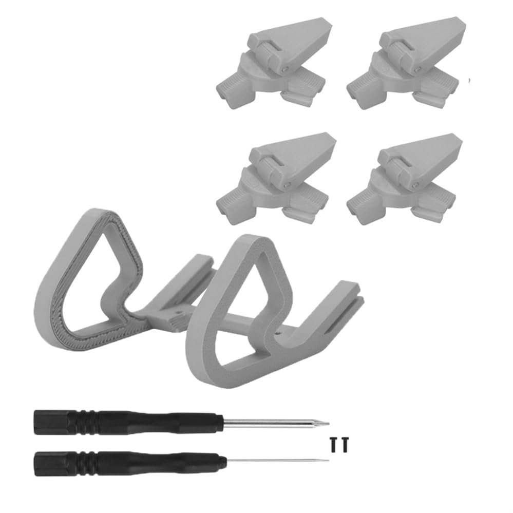 ForCrash Bumper for DJI Neo Gimbal Bumper Crash Bar Palm Drone NEO Folding Booster Stand with. Size is [3.54 * 1.97 * 1.57] inches. 1 Set of Bumper + 1 Set of Booster Stand. (Gray)