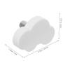 KONTONTY Elegant 6pc Rubber Cabinet Knobs Dresser Drawer Knobs Handles Decorative Design view 2