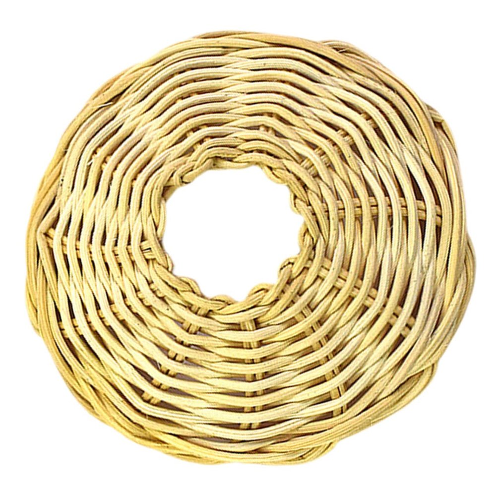 CIYODO Rattan Woven Lampshade Light Cover Rustic Pendant Light Shade for Home Restaurant Elegant Ceiling Decor Creates Warm Atmosphere Sturdy Design