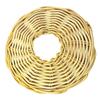 CIYODO Rattan Woven Lampshade Light Cover Rustic Pendant Light Shade for Home Restaurant Elegant Ceiling Decor Creates Warm Atmosphere Sturdy Design view 1