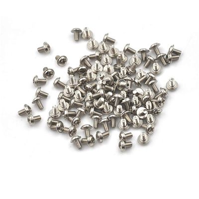100pcs for Motherboard PC Case CD-ROM Hard Disk Toothed Hex 6/32 Computer PC Case Hard Drive Motherboard Mounting Screws (Color: 100PCS 5x3mm)