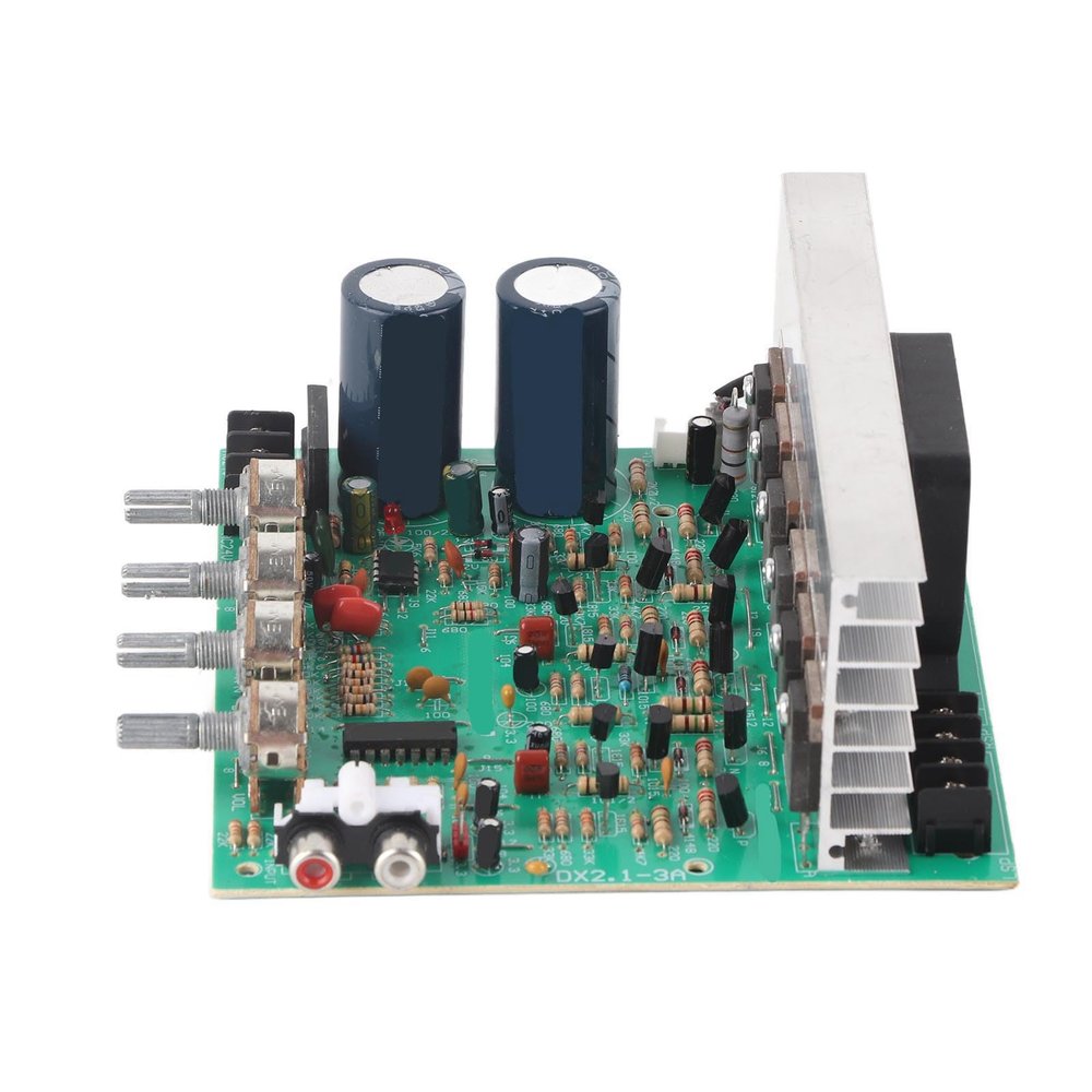 240W 3 Channel Subwoofer Power Amplifier Board, DIY Audio Amp with Cooling Fan, Power AMP Board, Good Heat Dissipation Performance for