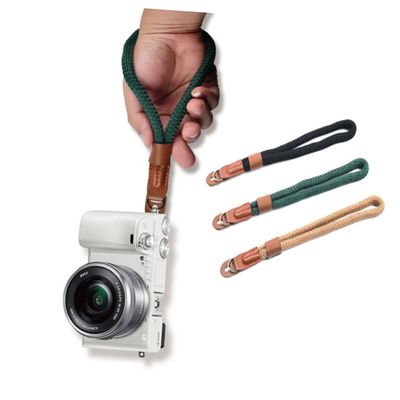KICHOUSE Camera Wrist Band Cotton Camera Cord Hand-woven Bracelet Wrist Strap Comfortable for Digital