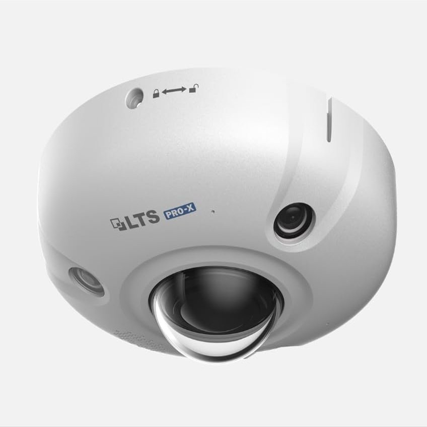 LTS, Dome, Dual Lens PTZ: 4 25x 4MP PTZ with 4MP Fixed Lens, 2.8mm, PTZ: 4.8 to 120mm, 120dB WDR, Micro SD Card Slot, IP66, IR 330ft, Auto Tracking, Color 24/7 (LTPTZIP4C44W-X25IR)