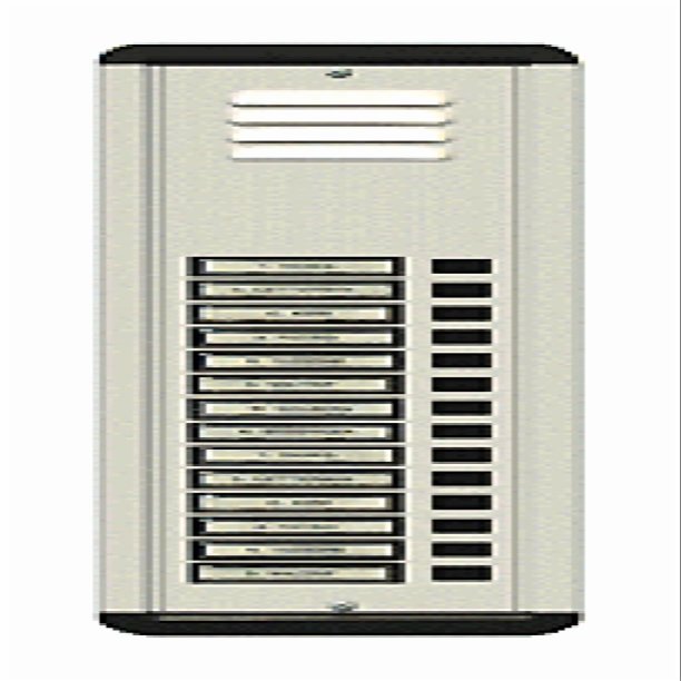 Alpha Communications AM642-14 14 Metal Button L/S Panel, Flush Mount, Aluminium; Requires 0H601 Flush Housing; Vandal-Resistant Speaker Grille; Weather-Resistant Mylar Speaker